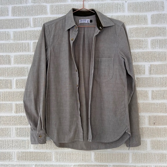 MEN’S ROGUE TERRITORY Taupe Grey Button Down Shirt - Picture 1 of 6